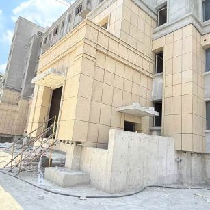 牡丹江 黄金麻干挂，工地实拍