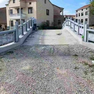 牡丹江 芝麻灰花岗岩桥栏杆