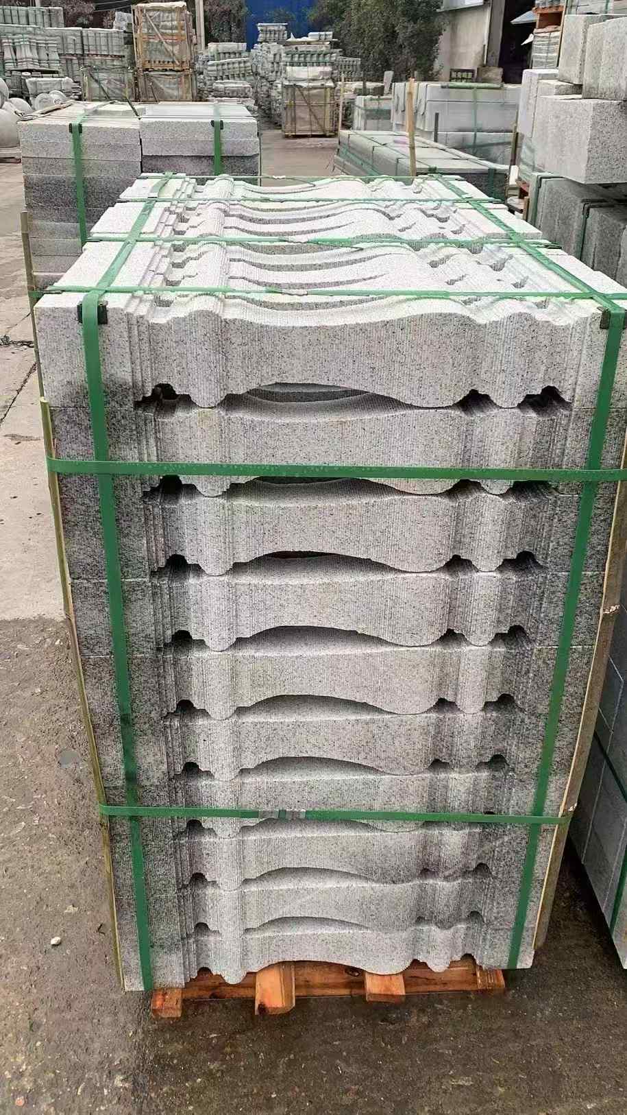 牡丹江 芝麻白方形拉丝面，栏杆花瓶柱