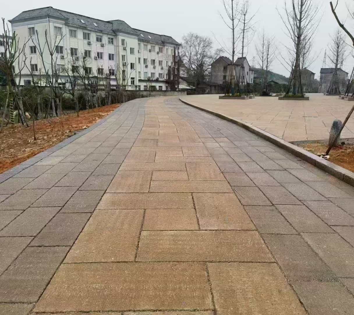 牡丹江仿古石铺装效果