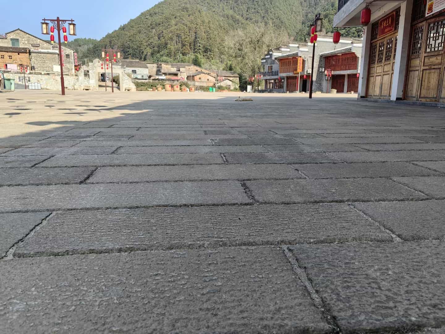 牡丹江仿古石铺装效果