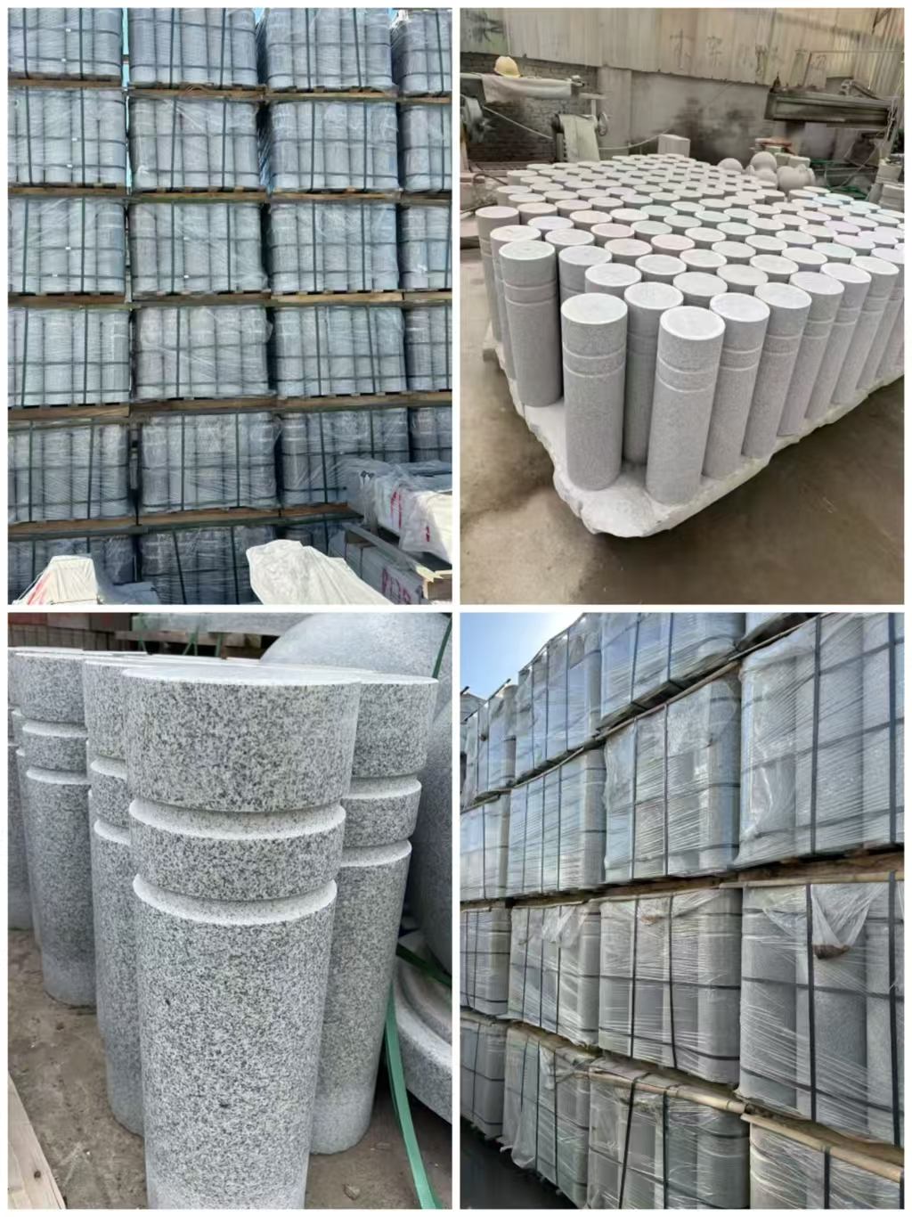 牡丹江 芝麻白花岗岩挡车柱、隔离柱多少钱