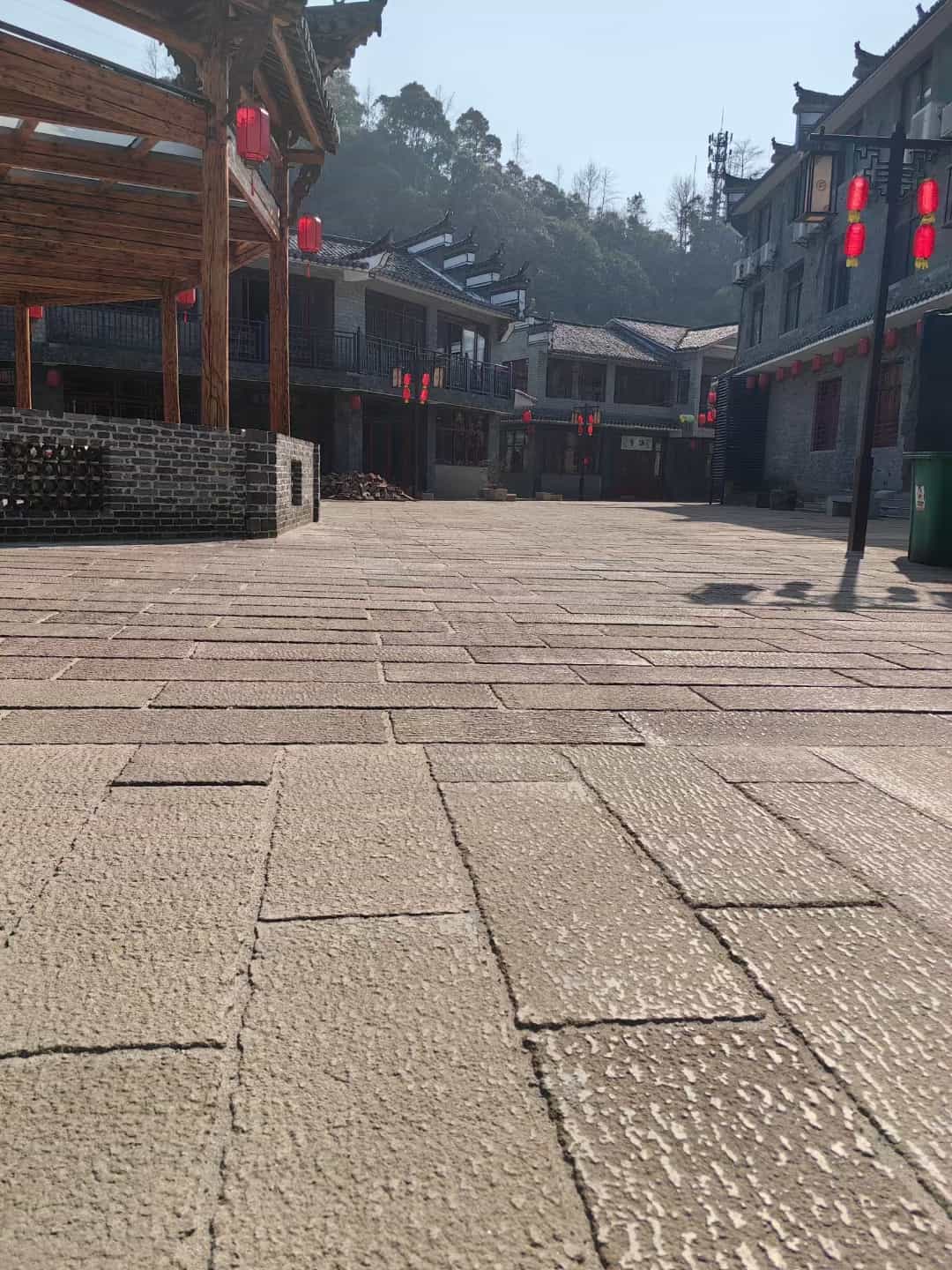 牡丹江仿古石铺装效果